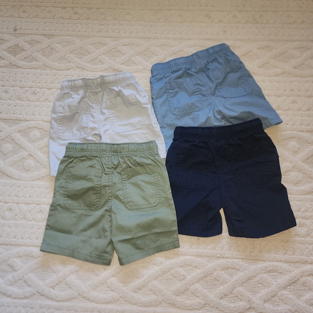 Cat & Jack Kids' Shorts Set - Navy, Light Blue, Olive, Gray - Picture 7 of 13